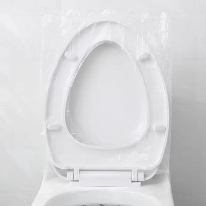 50-Pack Individually Wrapped Disposable Waterproof Toilet Seat Covers, Non-Slip Design for Travel and Protection